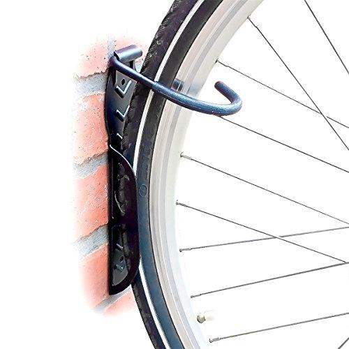 Set de 2 soportes de pared para bicicleta - Soporta hasta 25 kg cada uno